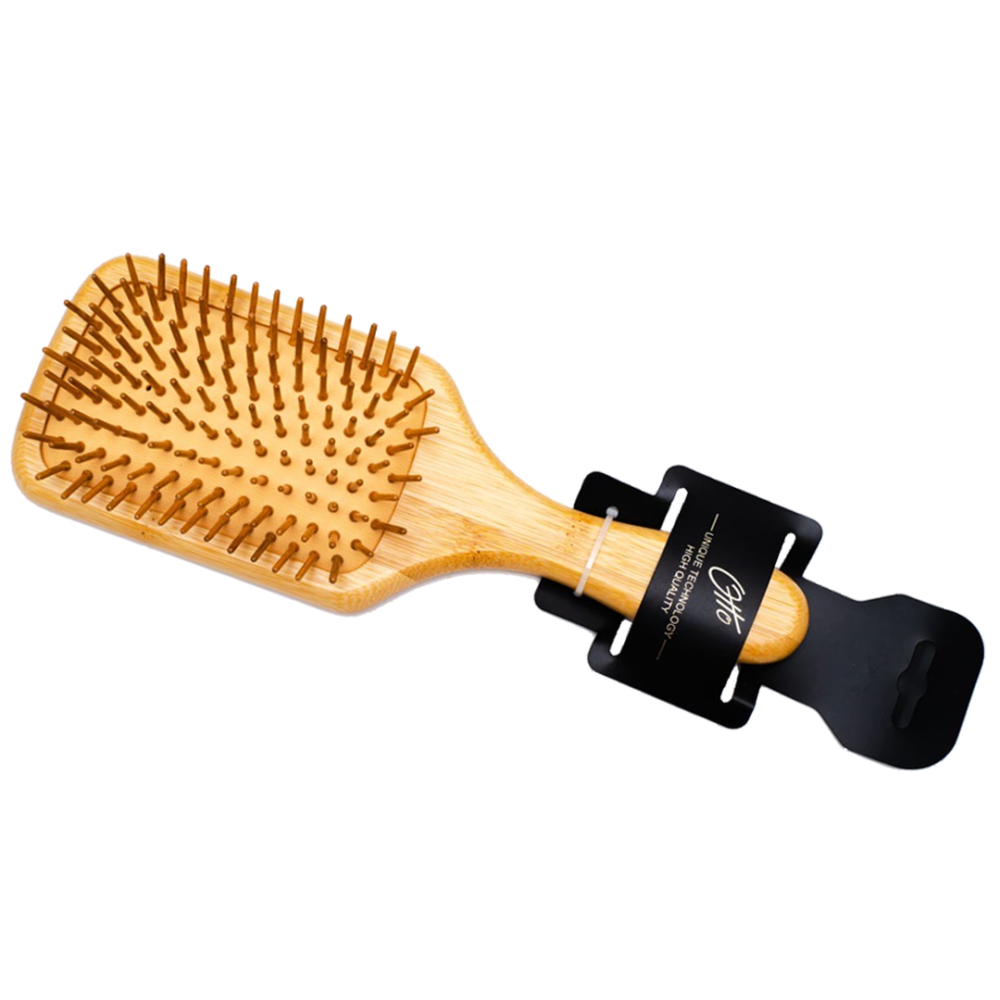 brosse en bambou carrée