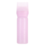 bouteille avec peigne à huile pour cheveux